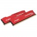 Модуль пам'яті для комп'ютера DDR3 8Gb (2x4GB) 1866 MHz HyperX Fury Red Kingston (HX318C10FRK2/8)