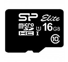 Карта пам'яті Silicon Power 16GB microSDHC class 10 UHS-I Elite (SP016GBSTHBU1V10)