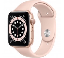 Смарт-годинник Apple Watch Series 6 GPS, 40mm Gold Aluminium Case with Pink Sand (MG123UL/A)