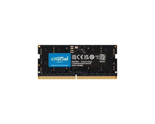 Модуль пам'яті для ноутбука SoDIMM DDR5 16GB 4800 MHz Micron (CT16G48C40S5)