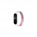 Ремінець до фітнес браслета BeCover Elastic Nylon Style для Xiaomi Mi Smart Band 5/6 (Size M) Pink-White (706153)