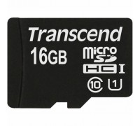 Карта памяти Transcend 16Gb microSDHC Class10 UHS-I (TS16GUSDCU1)