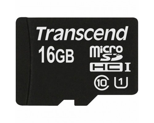 Карта пам'яті Transcend 16Gb microSDHC Class10 UHS-I (TS16GUSDCU1)