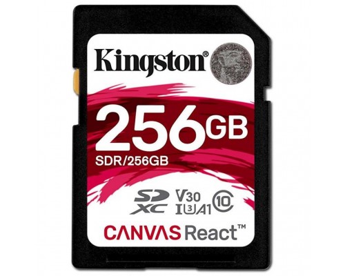 Карта пам'яті Kingston 256GB SDXC class 10 UHS-1 U3 (SDR/256GB)