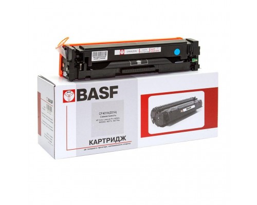 Картридж BASF для HP LJ M252/M277 A аналог CF401A Cyan (KT-CF401A)