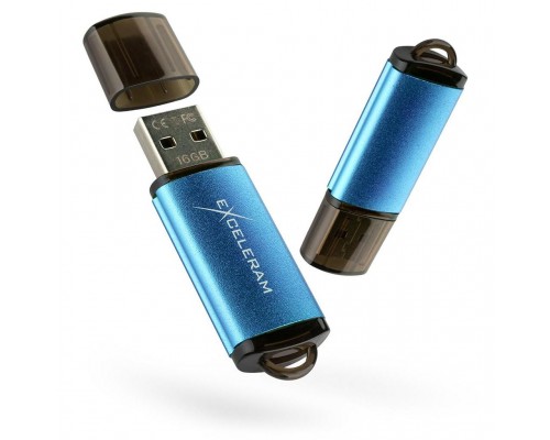 USB флеш накопичувач eXceleram 8GB A3 Series Blue USB 2.0 (EXA3U2BL08)