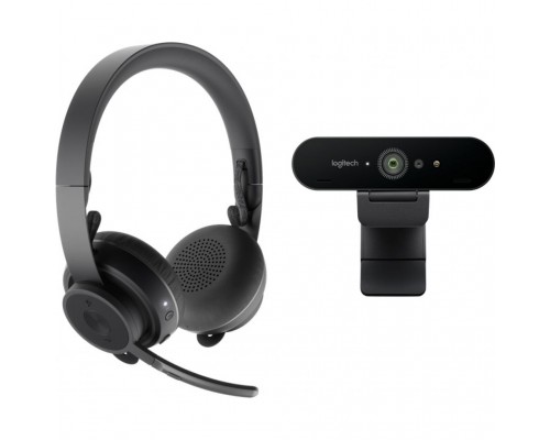 Веб-камера Logitech Pro Personal Video Collaboration Kit (Zone Wireless + BRIO) (991-000309)