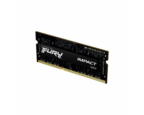 Модуль памяти для ноутбука SoDIMM DDR3L 4GB 1866 MHz Fury Impact Kingston Fury (ex.HyperX) (KF318LS11IB/4)