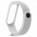 Ремінець до фітнес браслета BeCover Silicone для Xiaomi Mi Band 3/4 White (704650)