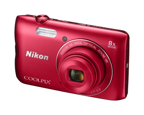 Цифровий фотоапарат Nikon Coolpix A300 Red (VNA963E1)
