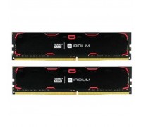 Модуль пам'яті для комп'ютера DDR4 32GB (2x16GB) 2400 MHz Iridium Black GOODRAM (IR-2400D464L17/32GDC)