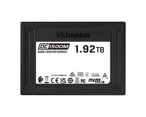 Накопичувач SSD U.2 2.5" 1.92TB Kingston (SEDC1500M/1920G)