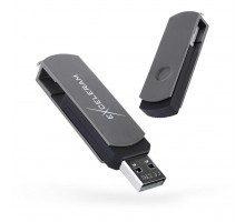 USB флеш накопичувач eXceleram 16GB P2 Series Gray/Black USB 2.0 (EXP2U2GB16)