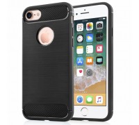 Чехол для моб. телефона для Apple iPhone 7 Carbon Fiber (Black) Laudtec (LT-AI7B)