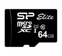 Карта памяти Silicon Power 64GB microSDXC class 10 UHS-I Elite (SP064GBSTXBU1V10)