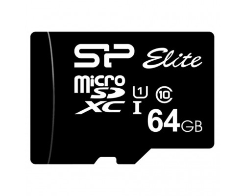 Карта пам'яті Silicon Power 64GB microSDXC class 10 UHS-I Elite (SP064GBSTXBU1V10)