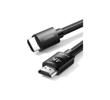 Кабель мультимедійний HDMI to HDMI 1.0m V2.0 Cafule 4K HD119 Ugreen (30999)