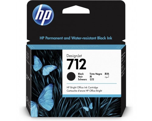 Картридж HP DJ No.712 DesignJet Т230/Т630 Black 80ml (3ED71A)