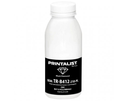 Тонер OKI B412/432/MB462, 210г Black Printalist (TR-B412-210-PL)