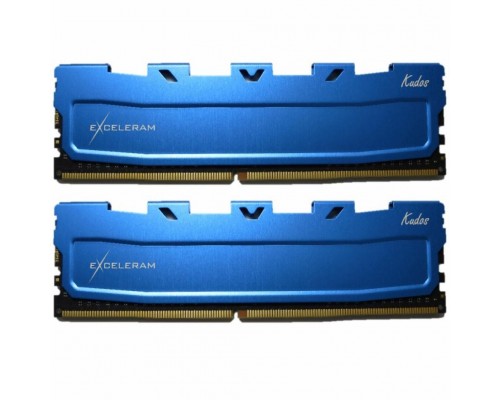 Модуль пам'яті для комп'ютера DDR3 16GB (2x8GB) 1600 MHz Blue Kudos eXceleram (EKBLUE3161611AD)