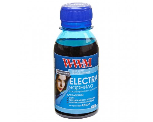 Чорнило WWM EPSON UNIVERSAL ELECTRA 100ml Light Cyan (EU/LC-2)