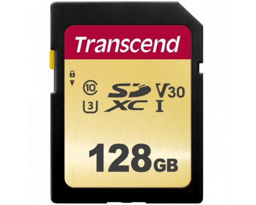 Карта пам'яті Transcend 128GB SDXC class 10 UHS-I (TS128GSDC500S)