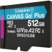 Карта памяти Kingston 512GB microSDXC class 10 UHS-I/U3 Canvas Go Plus (SDCG3/512GBSP)