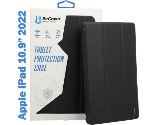 Чохол до планшета BeCover Removable Case mount Apple Pencil Apple iPad 10.9" 2022 Black (708761)