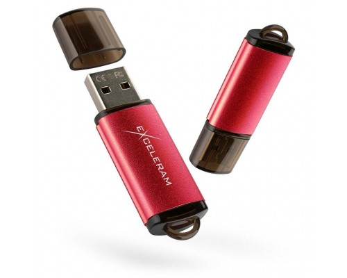 USB флеш накопичувач eXceleram 64GB A3 Series Red USB 3.1 Gen 1 (EXA3U3RE64)