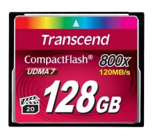 Карта пам'яті Transcend Compact Flash Card 128Gb 800X (TS128GCF800)