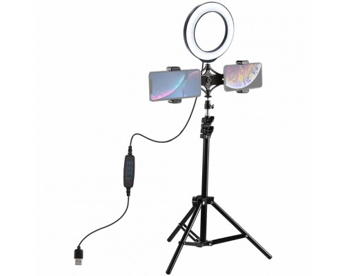 Набор блогера Puluz Ring USB LED lamp 6.2"+ tripod 1.1m (PKT3036)