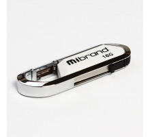 USB флеш накопитель Mibrand 16GB Aligator White USB 2.0 (MI2.0/AL16U7W)