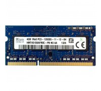 Модуль пам'яті для ноутбука SoDIMM DDR3 4GB 1600 MHz Hynix (HMT451S6AFR8C-PB)