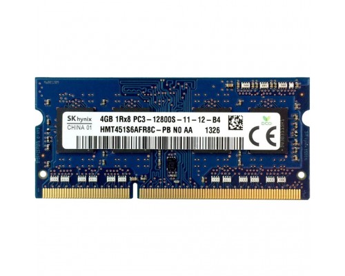 Модуль памяти для ноутбука SoDIMM DDR3 4GB 1600 MHz Hynix (HMT451S6AFR8C-PB)
