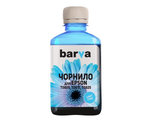 Чорнило Barva EPSON T0815 LIGHT CYAN 180г (E081-147)