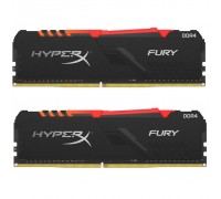 Модуль пам'яті для комп'ютера DDR4 16GB (2x8GB) 3600 MHz HyperX Fury RGB Kingston (HX436C17FB3AK2/16)