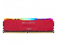 Модуль пам'яті для комп'ютера DDR4 8GB 3200 MHz Ballistix Red RGB Micron (BL8G32C16U4RL)