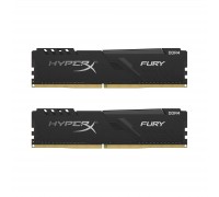 Модуль пам'яті для комп'ютера DDR4 32GB (2x16GB) 3600 MHz HyperX Fury Black Kingston Fury (ex.HyperX) (HX436C17FB3K2/32)