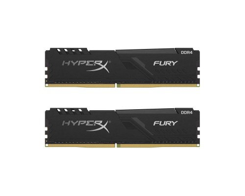Модуль пам'яті для комп'ютера DDR4 32GB (2x16GB) 3600 MHz HyperX Fury Black Kingston (HX436C17FB3K2/32)
