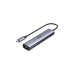 Концентратор Ugreen USB 3.0 Type-C to 3xUSB 3.0 + RJ45 1000M CM475 grey (20932)