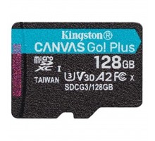 Карта памяти Kingston 128GB microSD class 10 UHS-I U3 A2 Canvas Go Plus (SDCG3/128GBSP)
