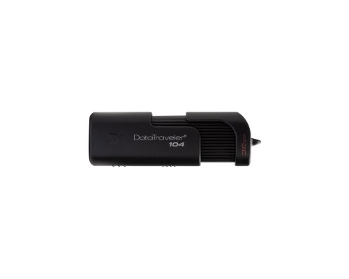 USB флеш накопичувач Kingston 32GB DataTraveller 104 Black USB 2.0 (DT104/32GB)