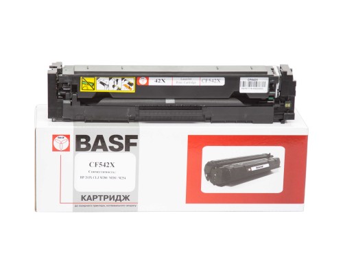 Картридж BASF для HP CLJ M280/M281/M254 Х Yellow (KT-CF542Х)