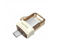 USB флеш накопичувач SanDisk 32GB Ultra Dual Drive m3.0 White-Gold USB 3.0/OTG (SDDD3-032G-G46GW)