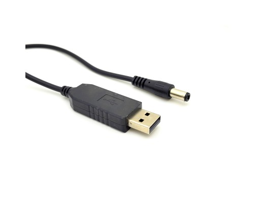 Кабель живлення USB to DC 5.5х2.5mm 12V 1A ACCLAB (1283126552847)