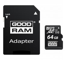 Карта памяти GOODRAM 64GB microSDXC Class 10 (M1AA-0640R12)
