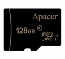 Карта пам'яті Apacer 128GB microSDXC Class10 UHS-I (AP128GMCSX10U1-RA)