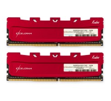 Модуль пам'яті для комп'ютера DDR4 16GB (2x8GB) 3200 MHz Kudos Red eXceleram (EKRED4163217AD)