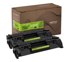 Картридж PATRON HP LJ CF280A GREEN Label (DUAL PACK) (PN-80ADGL)