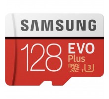 Карта пам'яті Samsung 128GB microSDXC class 10 UHS-I EVO Plus (MB-MC128HA/RU)